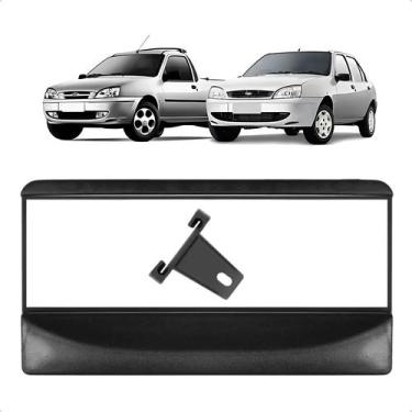 Imagem de Moldura 1 Din Ford Fiesta E Courrier 1996 a 2002 - Permak