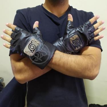 Imagem de Luvas De Couro Anime Naruto preto