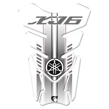 Imagem de Protetor De Tanque Adesivo Moto Yamaha Xj6 Transparente Azul