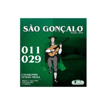 Imagem de Jogo De Cordas Niquel P-cavaquinho 0.011 - 0.029 São Gonçalo [f108]