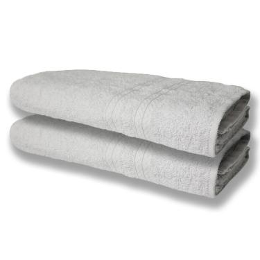 Imagem de 2 Toalhas Super Felpudas Grande E Grossa Algodão 80x150 It?lia Soft Beka - Branco