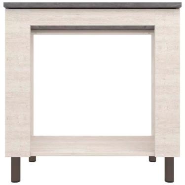 Imagem de Balcão Bartira Cristal Mdp 15mm Para Cooktop E Forno Freixo