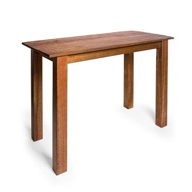 Imagem de Aparador De Apoio 1,30m Para Bar Rústico Decorativo Em Madeira Maciça - Natural - Bege