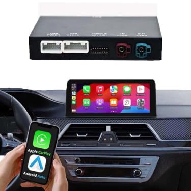 Imagem de NAVIVOX Adaptador Carplay Android Auto Para Sistema Bmw Nbt, Decodificador De Retrofit Sem Fio Com Suporte Séries 1, 2, 3, 4, 5, 6, 7, X1, X3, X4, X5, X6, Airplay, Mirror Link, Gps/Navegação, Câmera