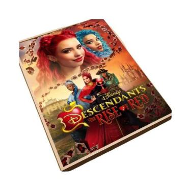 Imagem de Pôster De Filme Vermelho D-descendentes, Adesivo Autoadesivo À Prova D