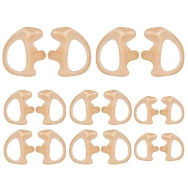 Imagem de POFENAL Molde Auricular De Silicone Para Substituição Em Rádios Motorola/Baofeng/Retavis - Fones Ouvido Macios Walkie-Talkies E Policiais (8 Pares, Tamanho 2L/4M/2S)