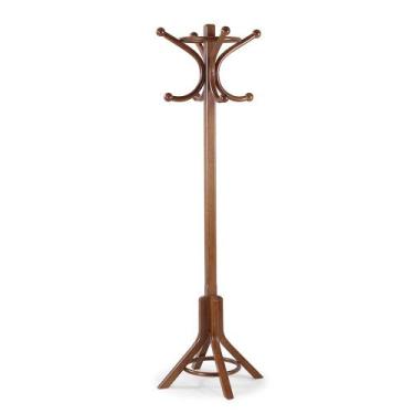 Imagem de Cabideiro de Chão de Madeira Coluna - Lideratti, Laca - Azul