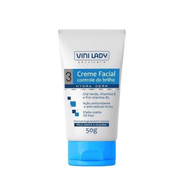 Imagem de Creme Facial Controle do Brilho Chá Verde Vitamina-E Pró Vitamina-B5 Pele Mista a Oleosa 50g-Unissex