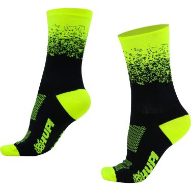Imagem de Meia HUPI Splash Amarelo Neon/Preto