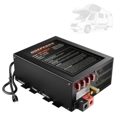 Imagem de sdanbom PM4 100 Amp RV Power Converter - Power Converter with Built-in 4 Stage Smart Battery Charger - Multiple Capacities 100A 110V AC to 12V DC 100 Amp Battery Charger RV Power Converter