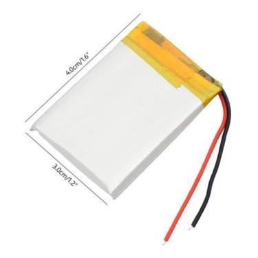 Imagem de Bateria Pequena  Mp3 Mp4 Recarregável 4mmx30mmx40mm - bgb