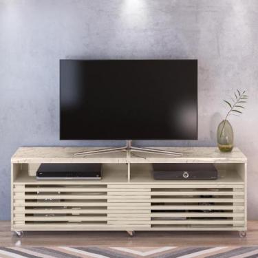 Imagem de Rack para TVs até 65 Polegadas Gaspar Calacata Off-White - CASA H