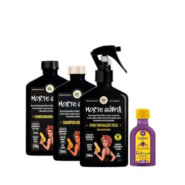 Imagem de Kit Lola Morte Súbita Sh 250ml + Cond 250ml + Spray 250ml + Pinga! Óle