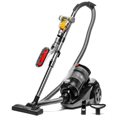 Imagem de Aspirador de Pó Canister OVENTE sem Saco 3 Litros: Sucção Forte, Extensão Telescópica, Cordão Retrátil - Ideal para Limpeza Doméstica