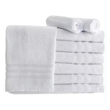 Imagem de Toalha Rosto Branca Absorvente E Antialérgica Ideal Sua Casa - Atena