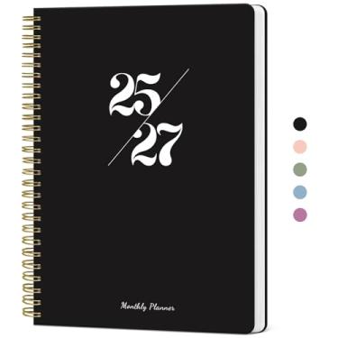 Imagem de Agenda mensal 2025-2027, calendário de 2 meses 2025-2027, julho de 2025 a junho de 2027, 17,8 x 25,4 cm, agenda mensal de 25 a 27, 24 meses, perfeita para planejamento de casa e escritório escolar