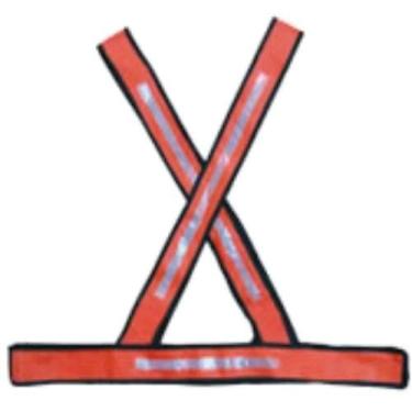 Imagem de Colete de Sinalização Tipo X Laranja/Branco com Refletivo - Plastcor 8