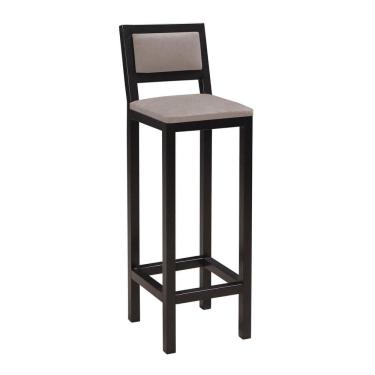 Imagem de Banqueta Alta Estilo Industrial Assento Estofado Florença