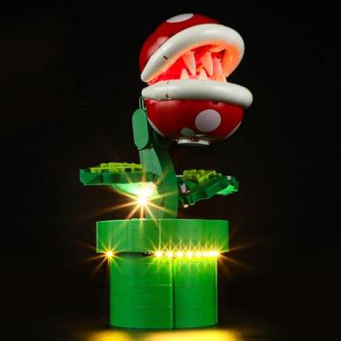 Imagem de GEAMENT Kit De Luz Led Compatível Com Lego Super Mario Piranha Plant 71426 (Conjunto Modelos Não Incluído)