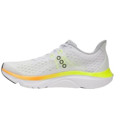 Imagem de Saucony Tênis masculino Kinvara 16, Branco/Citron, 39