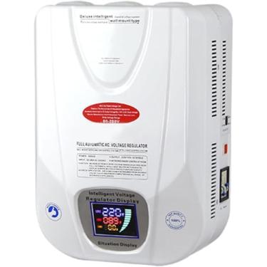 Imagem de Estabilizador Automático De Tensão, Montado Na Parede Ou Plano 220v Regulador De Tensão Estabilizador Fonte De Alimentação Para Aplicações Domésticas Instáveis, White, 5000VA