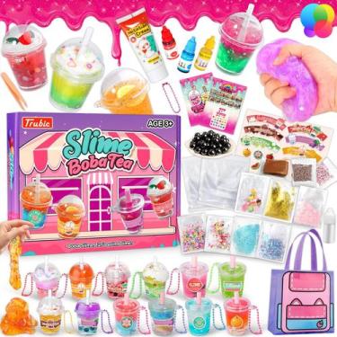 Imagem de Kit de fabricação de chá Slime Boba Trubic 46 unidades para meninas de