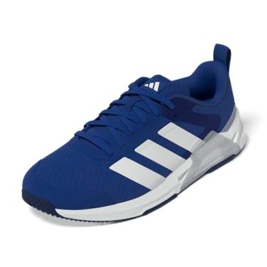 Imagem de adidas Tênis masculino Dropset Vario, Azul royal/branco/prata halo, 8.5 Wide