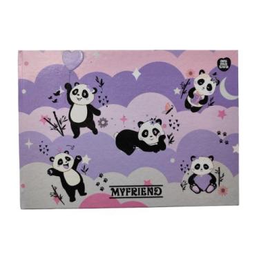 Imagem de Caderno (Caligrafia) Brochura Pequeno 1/4 My Friend Capa Dura 48 Folha