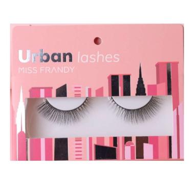 Imagem de Cilios Posticos Linha Urban Lashes Base Preta - Miss Frandy 0728