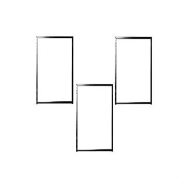 Imagem de Kit de Pés de Ferro Retangular para Mesa Industrial - JM3 Móveis (3)