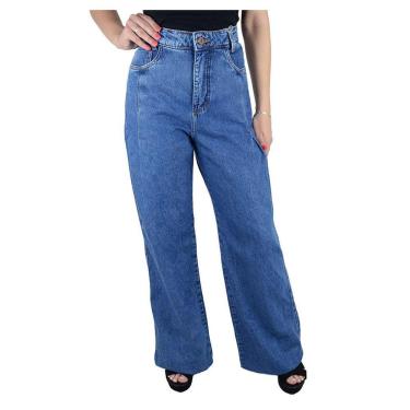 Imagem de Calça Feminina Tharog Jeans Pantalona - 1991-Feminino