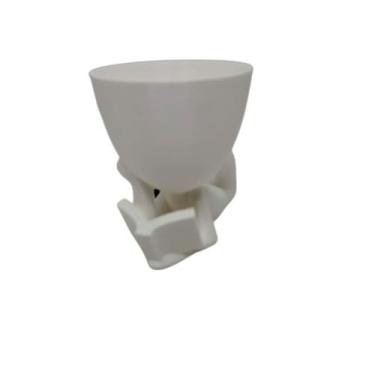 Imagem de Vaso Decorativo Criativo - Lendo Livro (Amarelo)