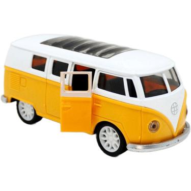 Imagem de Carro Miniatura Coleção Volkswagen Kombi Amarelo Á Fricção