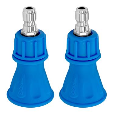 Imagem de Luojiedejinbiao Protetor de bocal de arruela de pressão de 25° 3.0 orifício de substituição da arruela elétrica protetor de bocal de borracha para lavagem de carro Conexão rápida de 0,6 cm - Universal