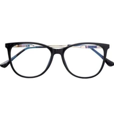 Imagem de Armação Óculos de Grau Feminino Redondo Gatinha Original - SPYBOSS