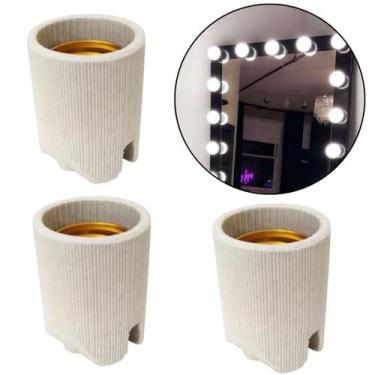 Imagem de Bocal Soquete De Porcelana Borne Embutido E27 03 Un - Kaztec