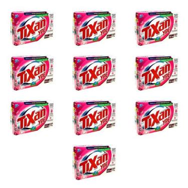 Imagem de Kit 10 Sabão em Pó Tixan YPÊ Hipoalergênico 1,6kg Cada