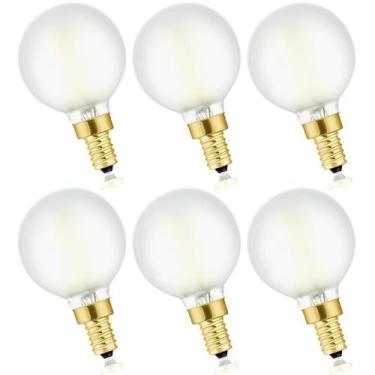 Imagem de Lâmpada LED para candelabro Leools E12 Frosted G16.5 6W 600lm