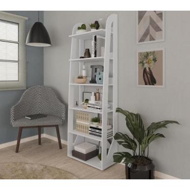 Imagem de Estante 6 Prateleiras Eisley Branco - CasaH
