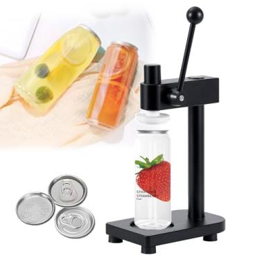 Imagem de CNAOHGHN Ferramenta Manual Para Selar Garrafas, MáQuina De Selar Latas, Copo, 1-2 Segundos/Tempo, Com Altura De 30-170 Mm, Capacidade De 250-700 Ml Para CaféS, Bares E Lojas De Bebidas