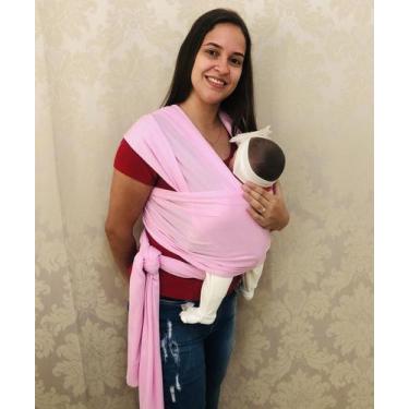 Imagem de Canguru Para Bebê Wrap Sling Malha Apoio Varias Cores Apoio - Mainha B