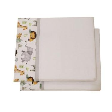 Imagem de Kit 02 Fronhas de Travesseiro Antisufocante Para Bebê Recem Nascido Sa