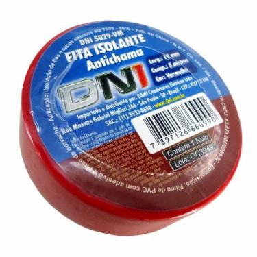 Imagem de 10 Fitas Isolantes Vermelhas 5m - DNI 5029 VM - no brand