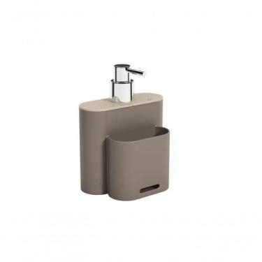 Imagem de Dispenser Flat 9 X 13 X 16,5 Cm 500 Ml Warm Gray E Light Gray Coza