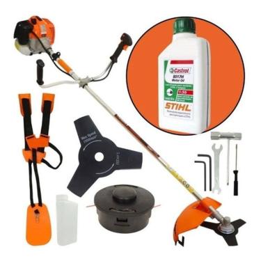 Imagem de Rocadeira Vulcan Vr620h 62cc 3hp + Oleo Stihl + Lamina, Fio
