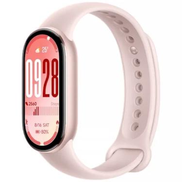 Imagem de Xiaomi Smart Band 10 Rosa, Resistente À Água, Tela 1,72" AmoLED, Bluetooth 5.4, Android Ios