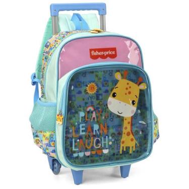 Imagem de Mochila de Rodinhas Com Alça Luxcel Fisher-Price Turquesa, Azul, Único