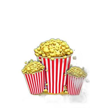 Imagem de Banner Arte Pronta - Pipoca Doce E Salgada - 3M