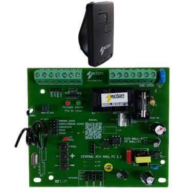 Imagem de Placa Ac4 Hall Borne Motor Rossi Nano Dz3 Dz4 Garagem Portão 1 Tx Uno 