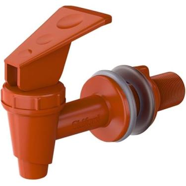 Imagem de Torneira Para Filtro De Barro Ceramica Stefani De Água Simples Marrom